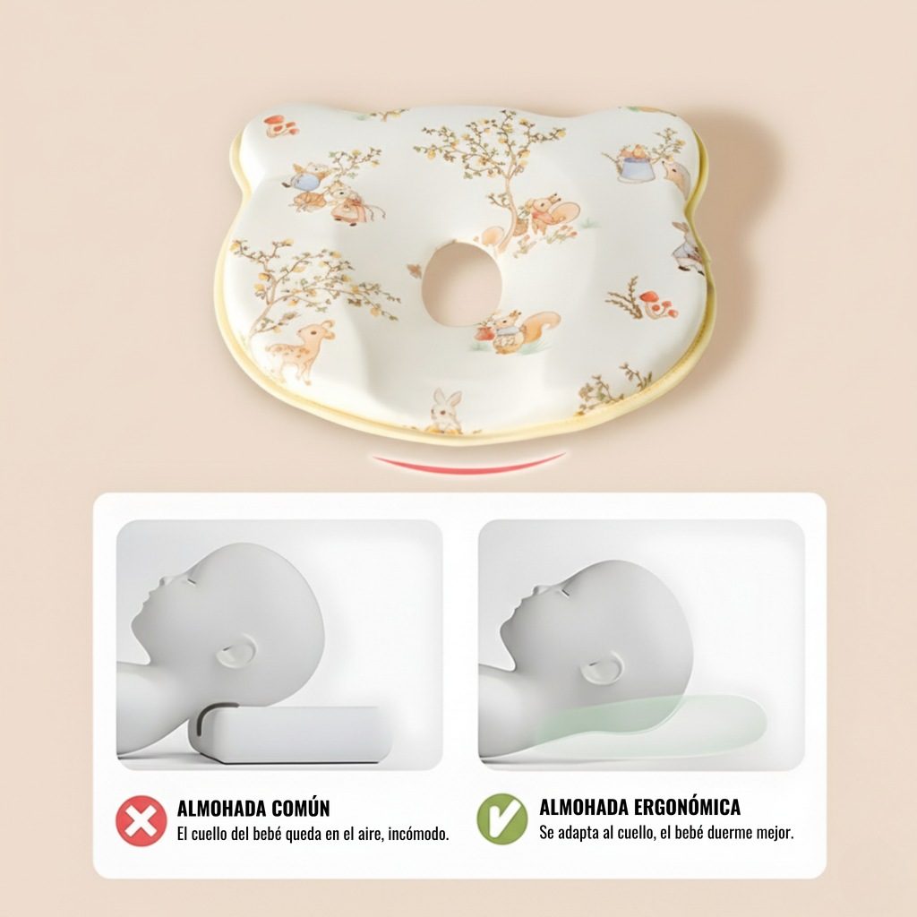 Cojín Moldeador de cabeza Plana