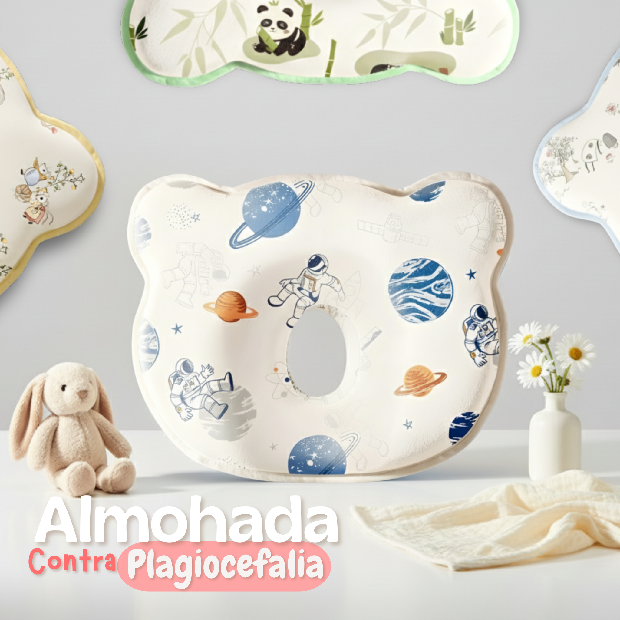 Cojín Moldeador de cabeza Plana