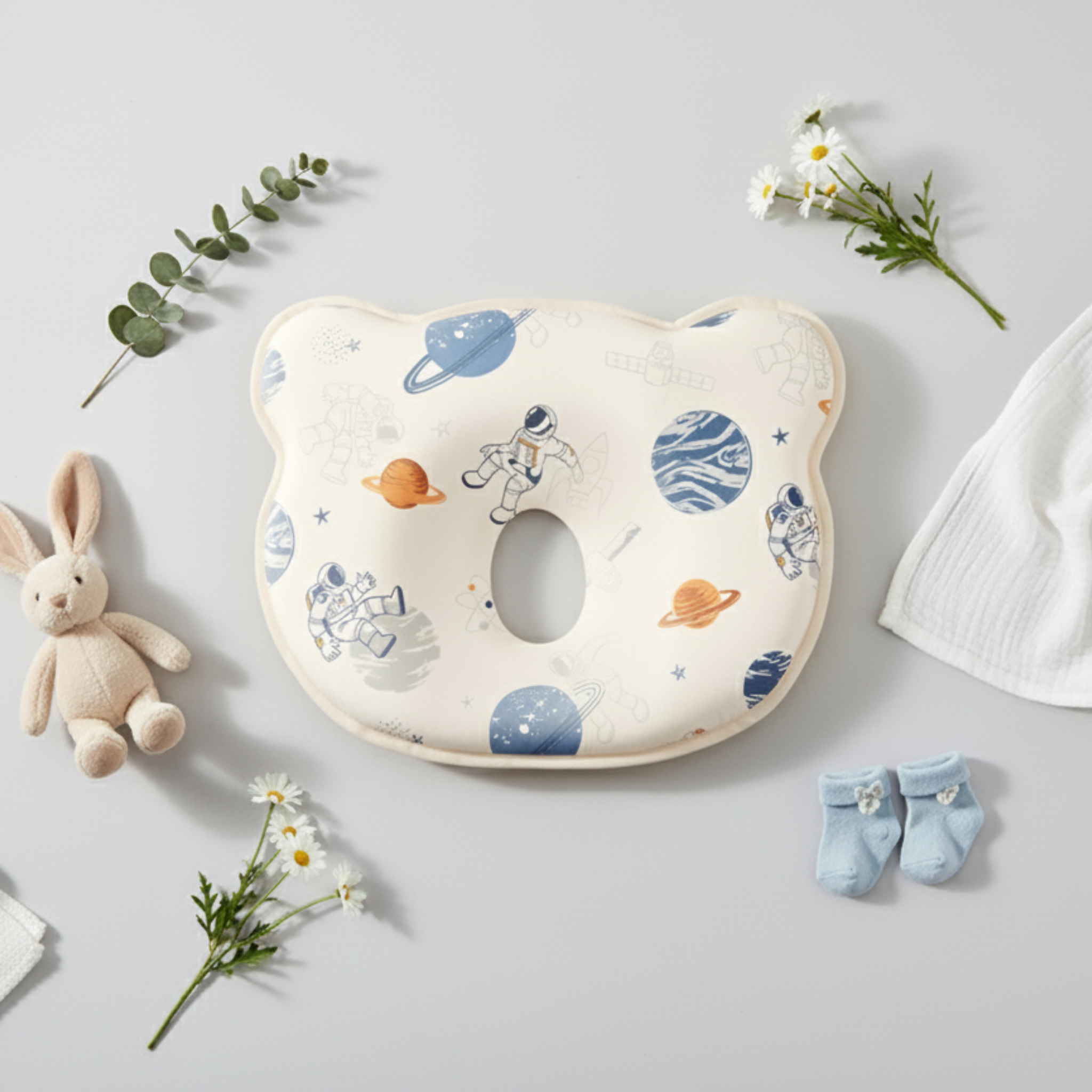 Cojín Moldeador de cabeza Plana