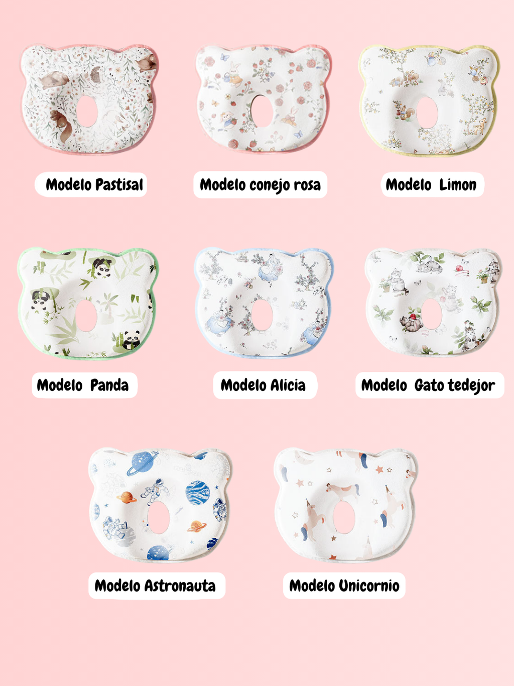 Cojín Moldeador de cabeza Plana